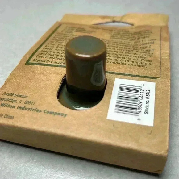 Vintage Cookie Press Shaker Hearth Baking  Christmas Angel Eat Cook Winter Angel - Picture 5 of 5